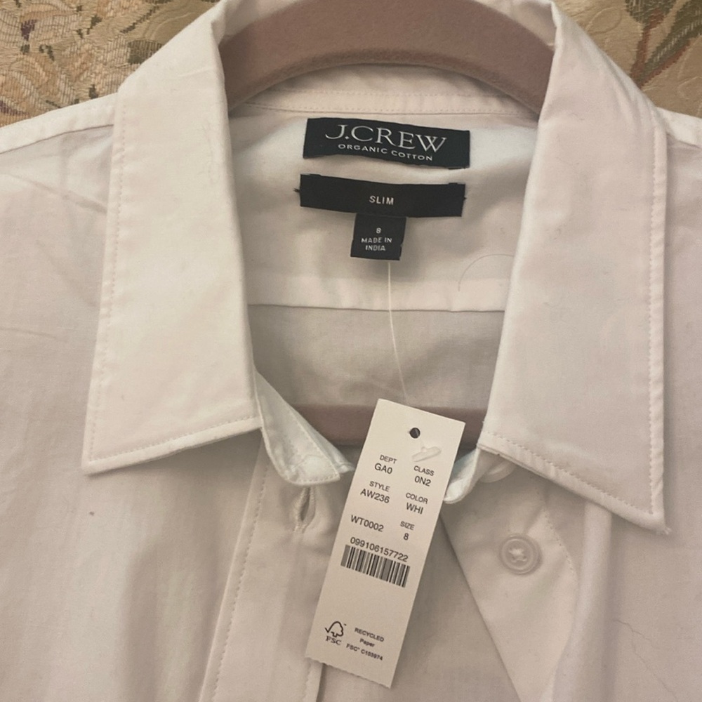J.Crew Organic Cotton Woman’s SLIM Shirt